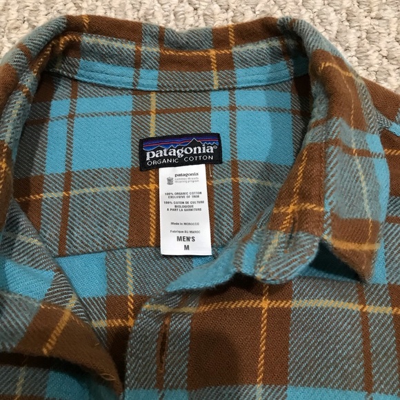 Patagonia Mens Plaid Flannel Shirt - Picture 3 of 5